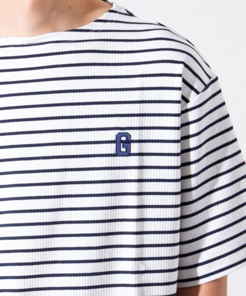 「GLOSTER」 半袖Tシャツ L グリーン メンズ