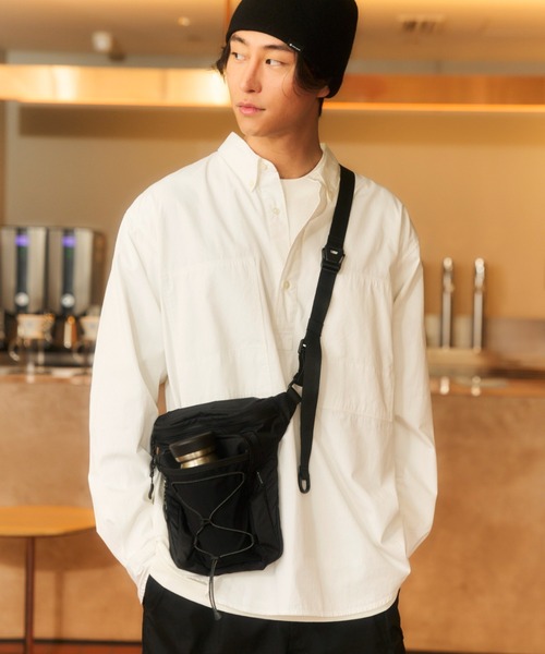 韓国peakスノーピーク★ショルダーバッグブラック新品タグ付き snow peak ショルダーバッグ Snow Peak / ALK Shoulder Bag