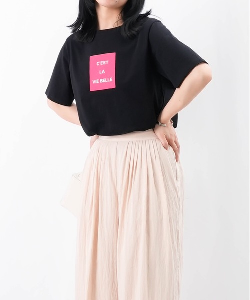 tシャツ LC/LLL パッチワークロゴTシャツ レディース LADY LUCK LUCA tシャツ LC/LLL パッチワークロゴTシャツ
