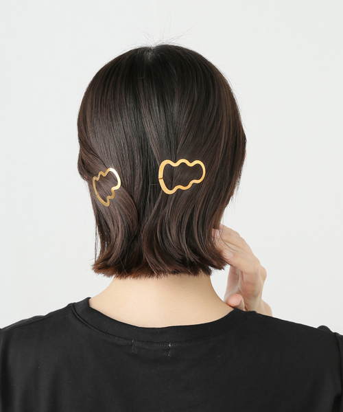 CLINQ ヘアクリップ CLINQ（クリンク） ヘアクリップ 別注 NAOMI SET XS「GOLD」：ヘア