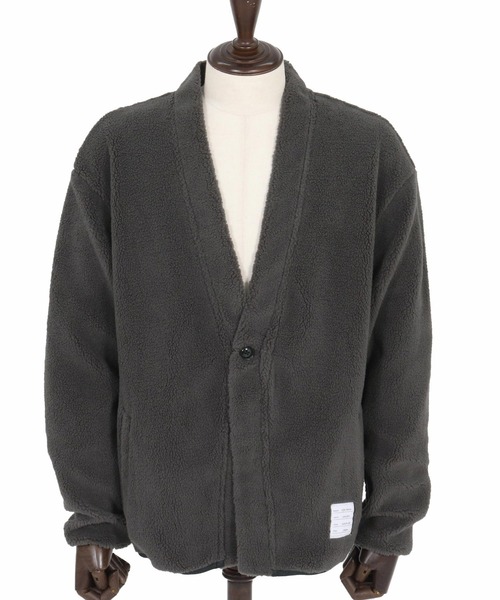 roku  ボアカーディガン wjk reluxe】boa fleece X cardigan ボアフリースカーディガン(WR25W