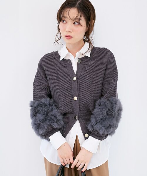 le.coeur blanc(ルクールブラン) ニット セーター 「手洗い可能 le.coeur blanc(ルクールブラン) ニット セーター 「手洗い可能