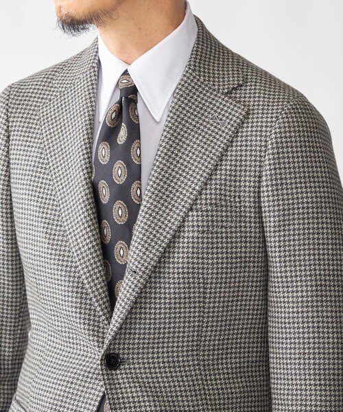 ネクタイ FRANCOBASSI:SLK OVAL KOMON FRANCO BASSI: コットン