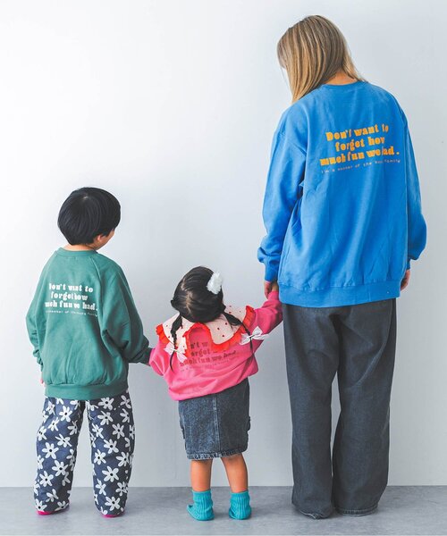 p.premier（ピードットプルミエ） トレーナー スウェット 家族お揃いで