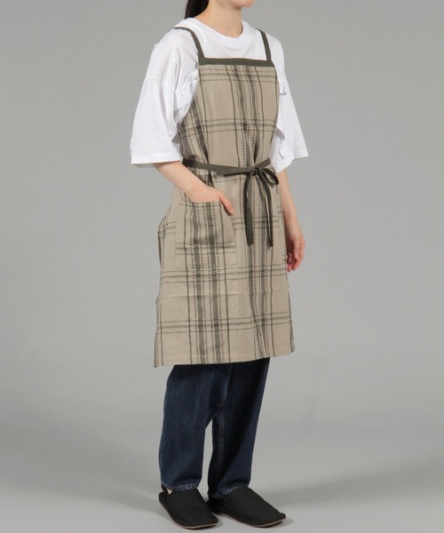 studio CLIP（スタディオクリップ） エプロン チェックエプロン
