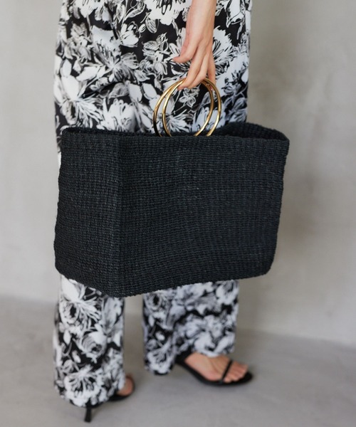 「COTTO」 かごバッグ FREE モカ レディース_画像7