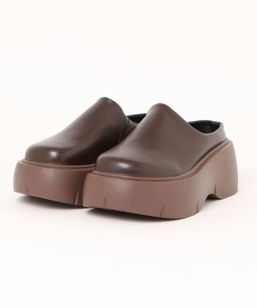 「Revo.」 フラットサンダル L ブラック レディース_画像4