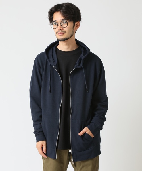 【レア88％コットン美品】BALR. フード付きパーカー 8サイドファスナー BALR. (ボーラー) コットン メタルロゴ フルジップ パーカー Q-SERIES
