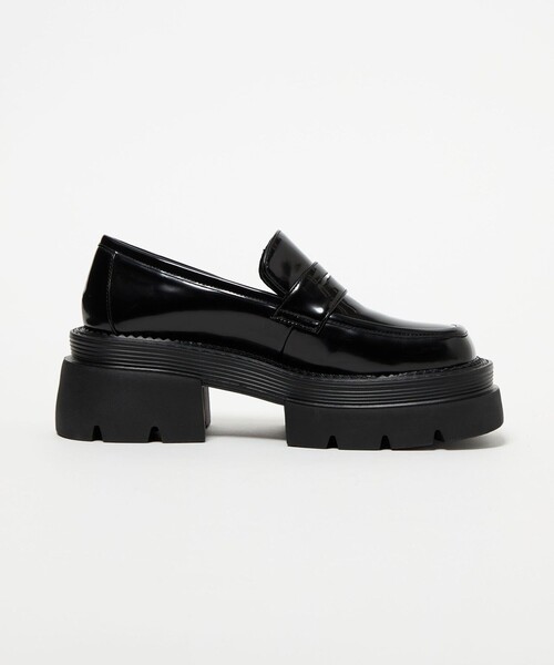 SY UNITED ARROWS スクエアトゥ ローファー ブラック SY UNITED ARROWS（シー ユナイテッドアローズ） ローファー 「SY