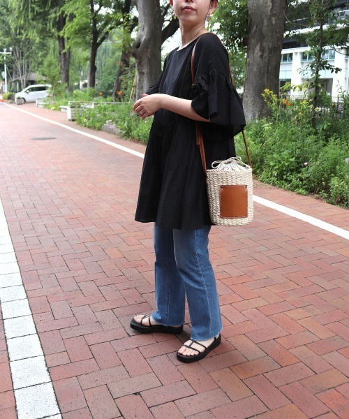 「MIAN 」 かごバッグ FREE ブラウン レディース_画像2