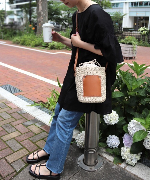「MIAN 」 かごバッグ FREE ブラウン レディース_画像4