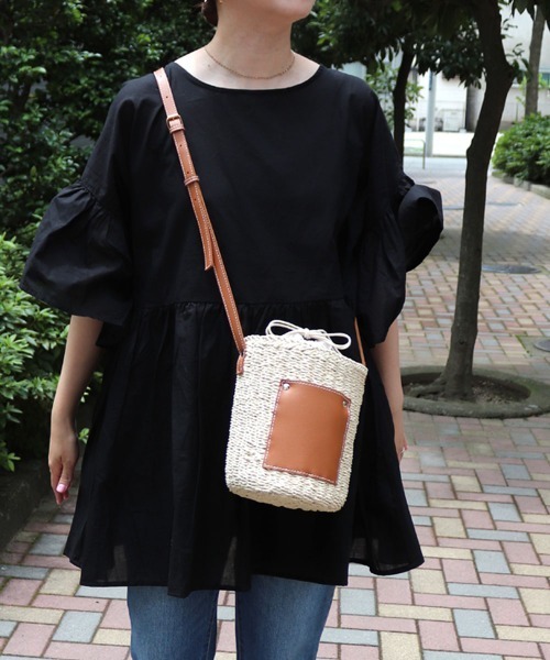 「MIAN 」 かごバッグ FREE ブラウン レディース_画像5