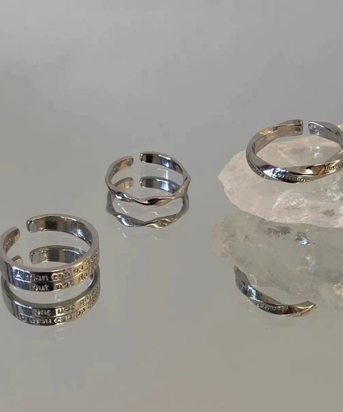 UP START 指輪 リング シルバーリング3点セット/3点セット(RO