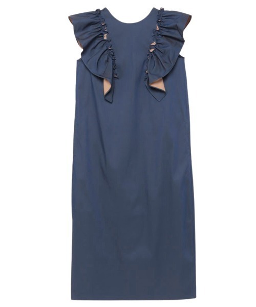 「EIMY ISTOIRE」 ノースリーブワンピース FREE アイボリー レディース_画像9