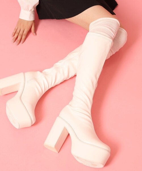 cs T&P（シーエスティーアンドピー） ブーツ 厚底プレーンブーツ