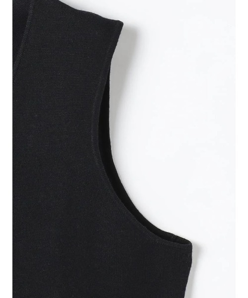 ベスト ジレ TRANS CONTINENTS BIZニット　ニットジレ　ブラック/グレー/ネイビー メンズ | TRANS CONTINENTS | 07