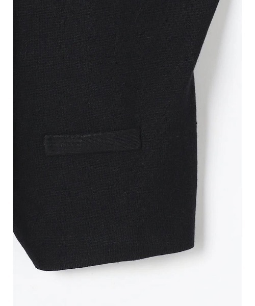 ベスト ジレ TRANS CONTINENTS BIZニット　ニットジレ　ブラック/グレー/ネイビー メンズ | TRANS CONTINENTS | 08