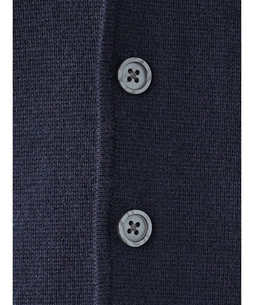 ベスト ジレ TRANS CONTINENTS BIZニット　ニットジレ　ブラック/グレー/ネイビー メンズ | TRANS CONTINENTS | 21