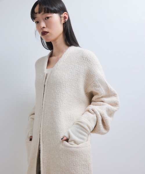 26SS ADAM ET ROPE' WEB限定mixパターンニットカーディガン ADAM ET ROPE'｜【WEB限定】mixパターンニットカーディガン | Rakuten