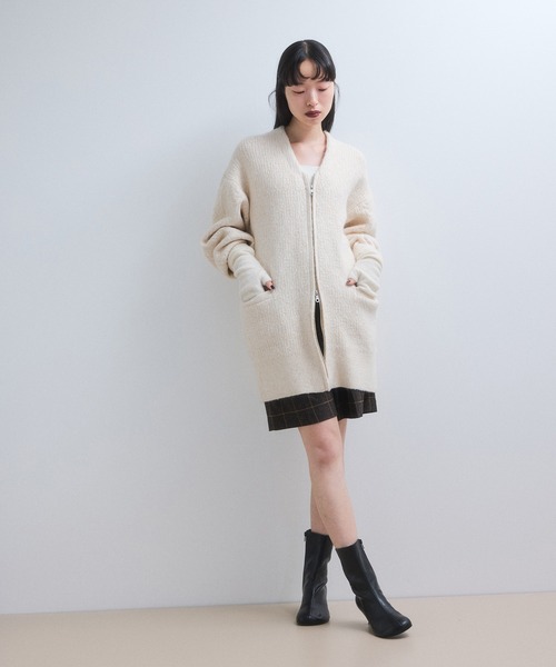 ADAM ET ROPE'（アダムエロペ） カーディガン 「WEB限定」ミックス