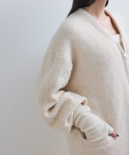 ADAM ET ROPE'（アダムエロペ） カーディガン 「WEB限定」ミックス