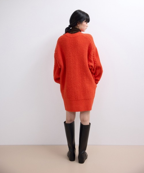 ADAM ET ROPE'（アダムエロペ） カーディガン 「WEB限定」ミックス