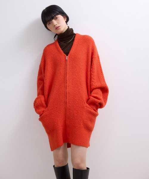 ADAM ET ROPE'（アダムエロペ） カーディガン 「WEB限定」ミックス