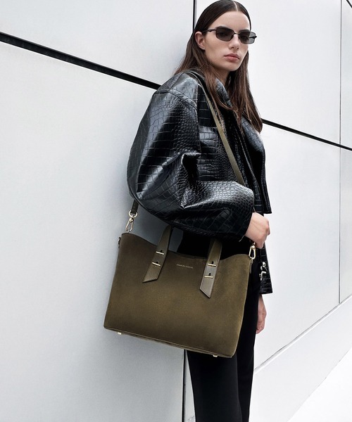 CHARLES ＆ KEITH（チャールズ&キース） トートバッグ Shania