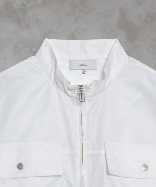 「ADRER」 ナイロンブルゾン MEDIUM ブラック メンズ_画像7