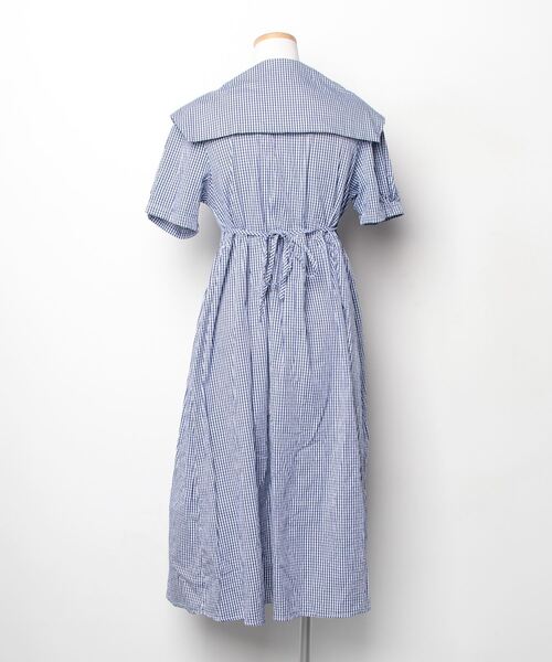 「DAY CLOSET」 シャツワンピース ONE SIZE ブルー レディース_画像2