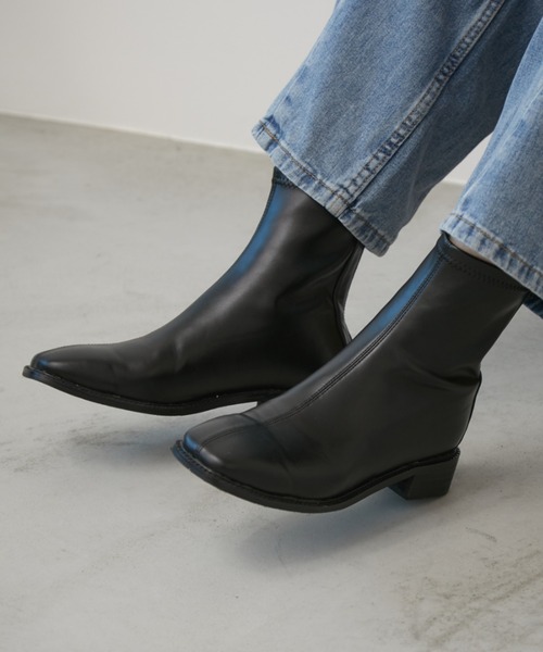 「Aunt Marie's」 ブーツ M ブラック レディース_画像5