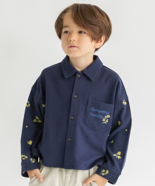 branshes（ブランシェス） ブラウス シャツ 「おそろい」きんもくせい