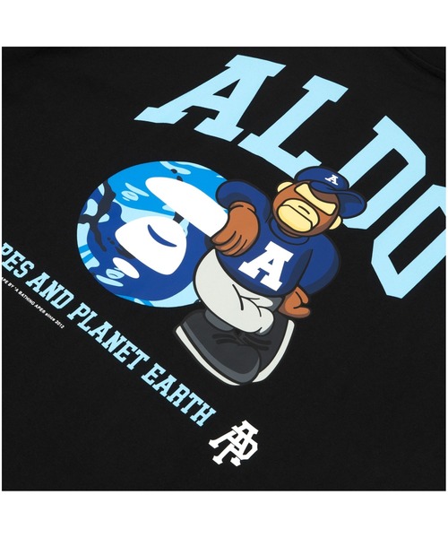 「AAPE BY A BATHING APE」 半袖Tシャツ SMALL ホワイト メンズ_画像10