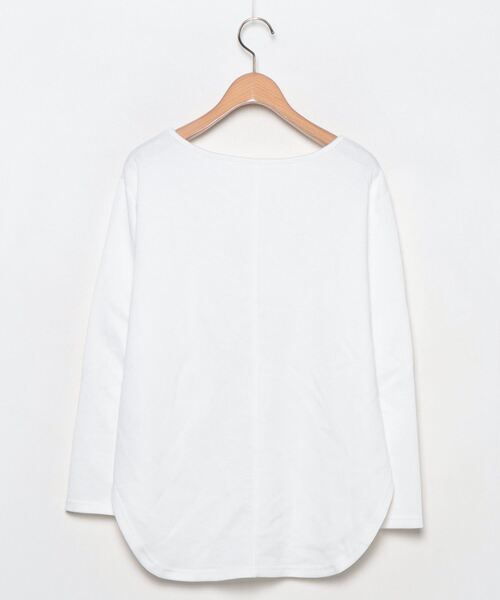 [toucher du brise] трикотажный джемпер с длинным рукавом M "теплый" белый женский 