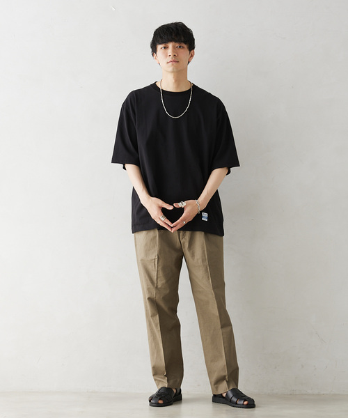 「ARMY TWILL」 半袖Tシャツ LARGE ライトグリーン メンズ_画像3