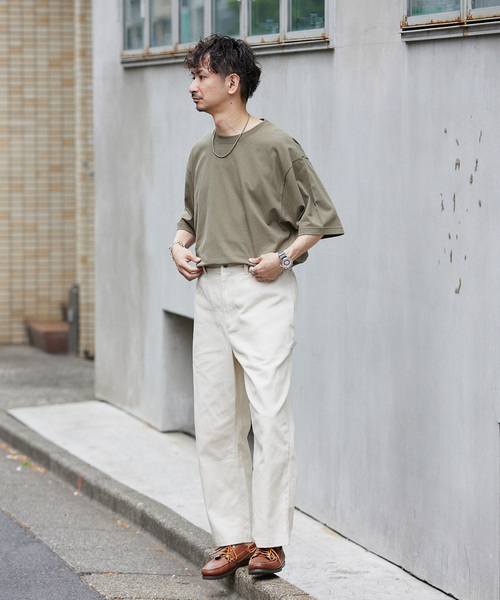 「ARMY TWILL」 半袖Tシャツ LARGE ライトグリーン メンズ_画像6
