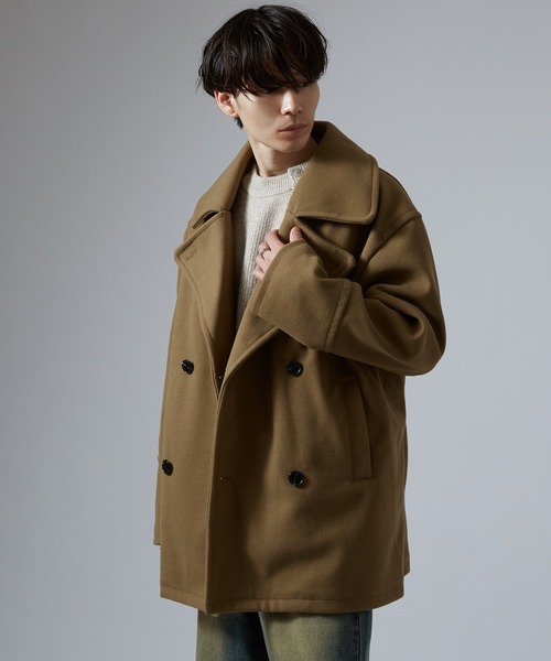 improves（インプローブス） pコート ピーコート ボックスシルエット