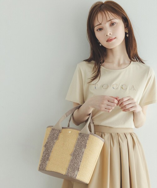 「TOCCA」 かごバッグ F ベージュ レディースの画像