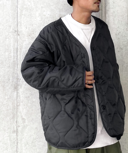 「Java」 ミリタリーコート LARGE カーキ メンズ_画像5