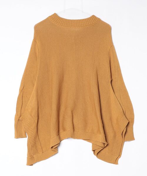 「LOISIR」 ニットカーディガン - イエロー レディース_画像2