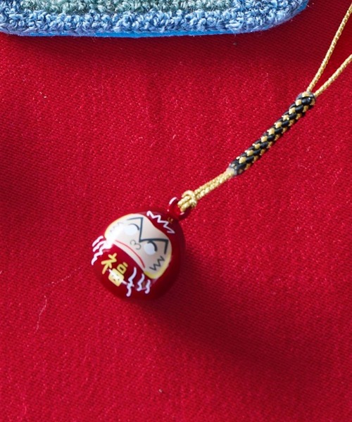 LAKOLE（ラコレ） キーホルダー 根付鈴「だるま」 / 599769 : ZOZOTOWN