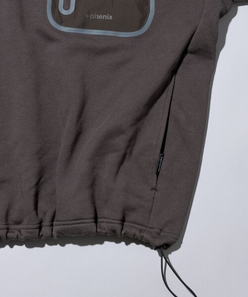 「+phenix」 スウェットカットソー SMALL チャコールグレー メンズ_画像7