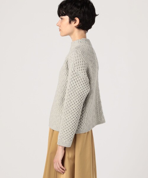 MACPHEE（マカフィー） ニット セーター アランニット ビルドネック
