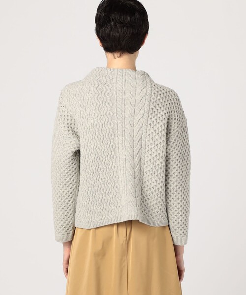 MACPHEE（マカフィー） ニット セーター アランニット ビルドネック