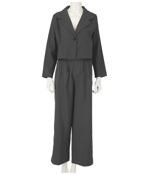 「ANAP」 パンツスーツ FREE ベージュ レディース_画像2