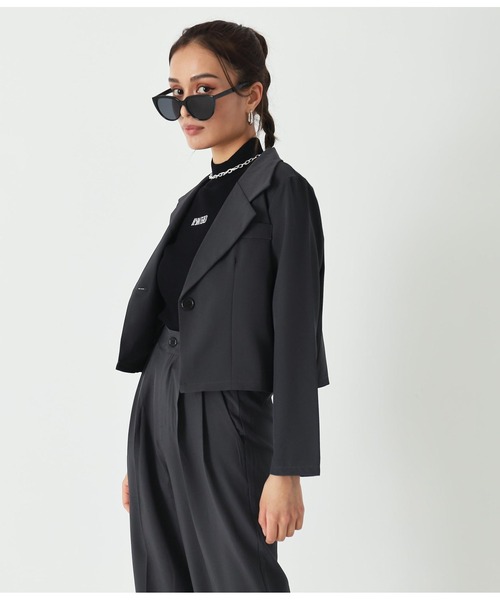 「ANAP」 パンツスーツ FREE ベージュ レディース_画像4