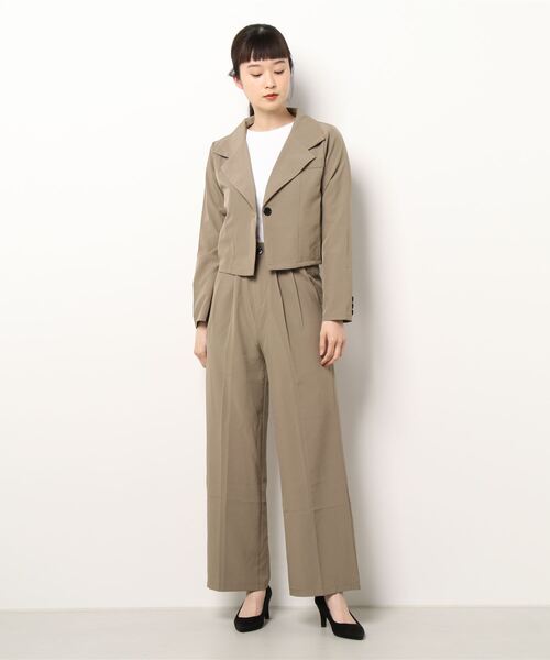 「ANAP」 パンツスーツ FREE ベージュ レディース_画像5