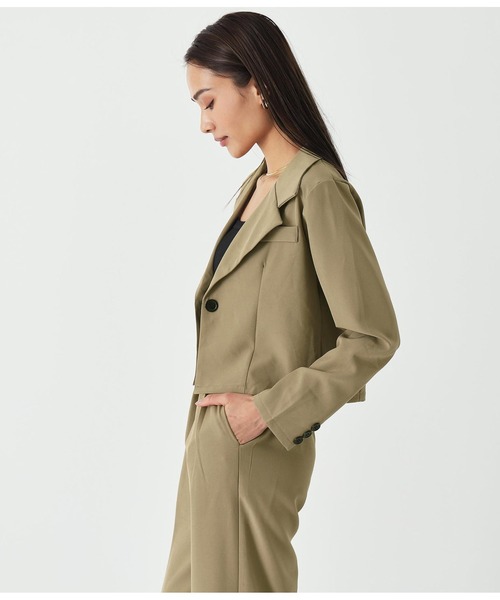 「ANAP」 パンツスーツ FREE ベージュ レディース_画像7