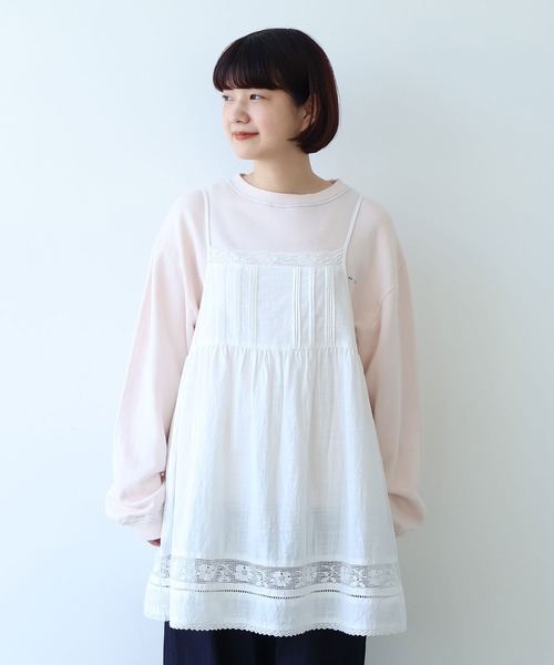 bulle de savon（ビュルデサボン） ブラウス シャツ コットン/リネン