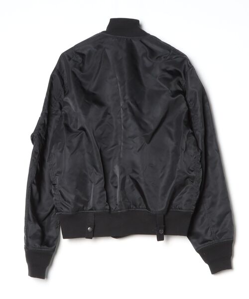 希少 新品 CHRISTIAN DADA 定価6.9万円 レース ブルゾン CHRISTIAN DADA（クリスチャンダダ） ナイロンブルゾン 48 ブラック